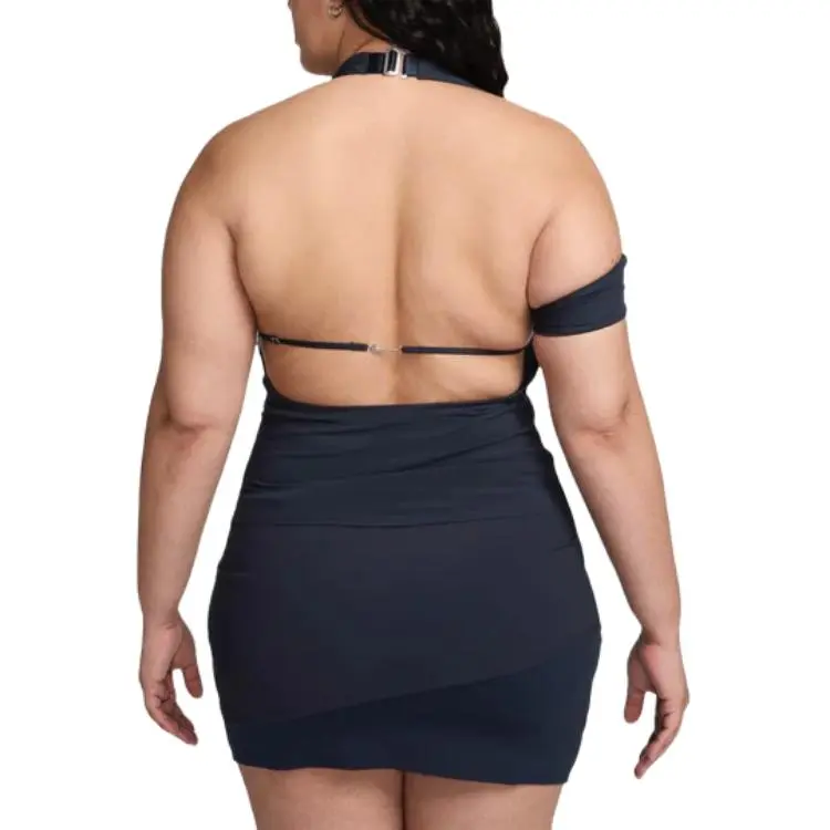 Nike x Jacquemus Nike X Jacquemus Collaboration SS24 Slip Dress Asia Version Women's Dark Blue Black-2