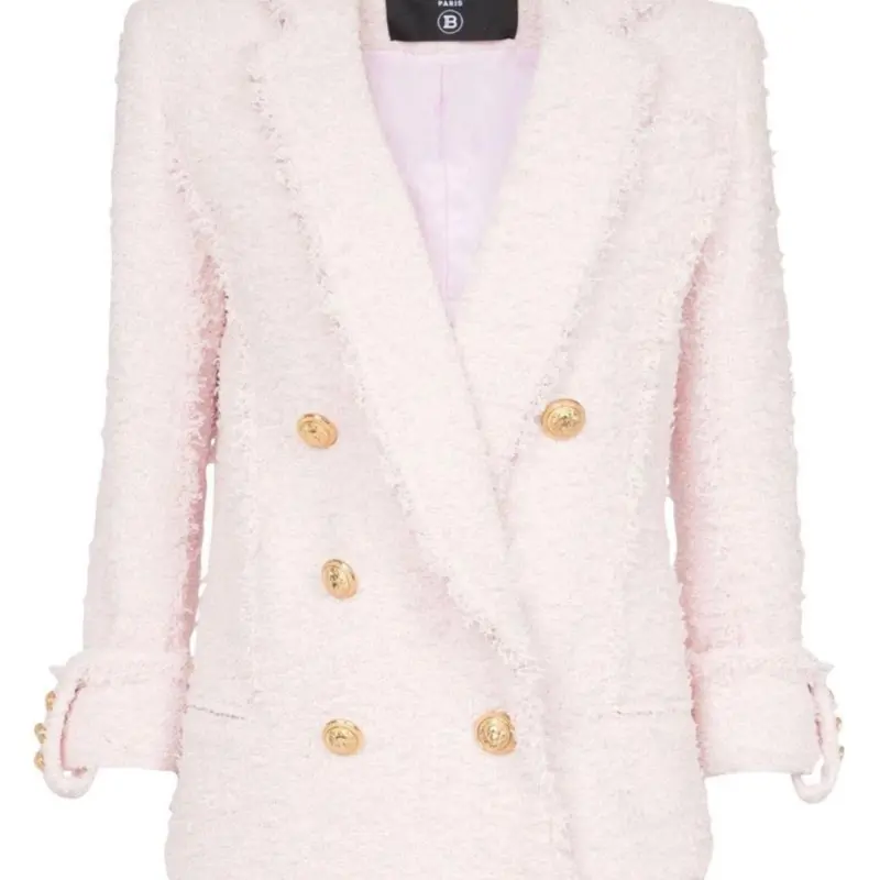 BALMAIN Business Suits Women's Pink-4