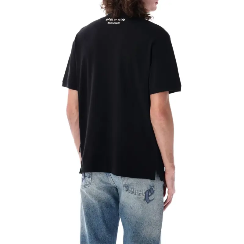 PALM ANGELS Bear In Mind Polo Shirt-3