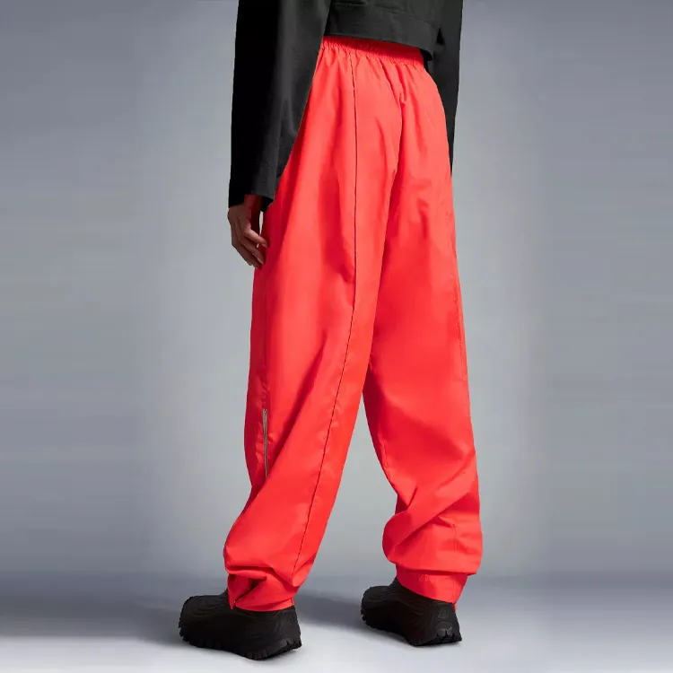 Moncler Casual Pants Unisex Coral Red-4