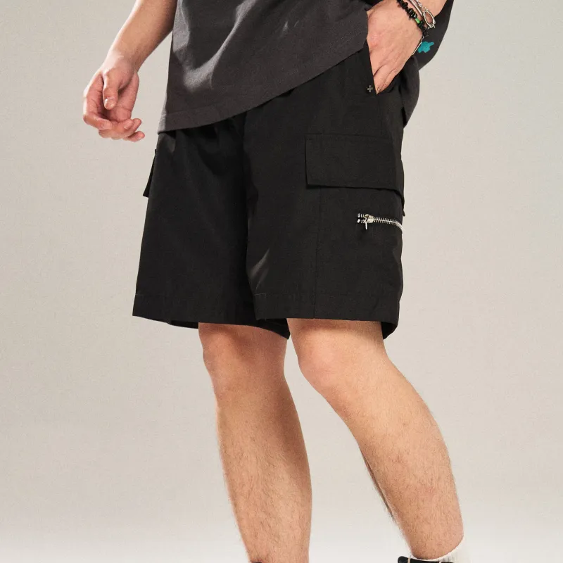 NSTNEW START Casual Shorts Unisex Black-2