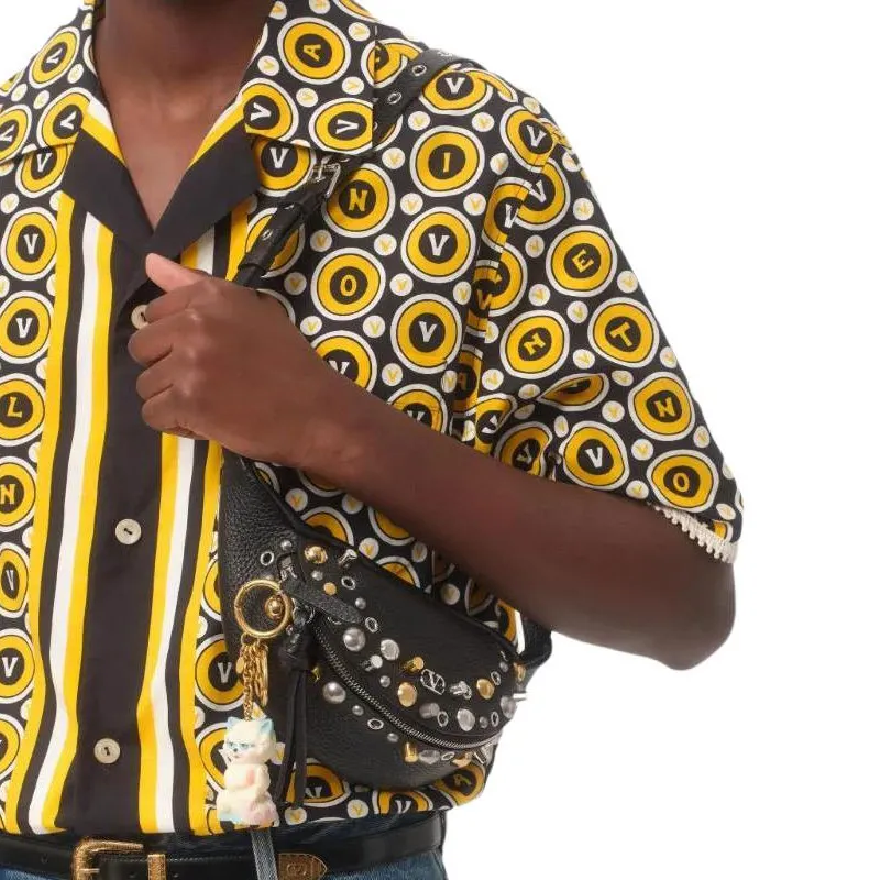 Valentino Shirts Men Yellow-5