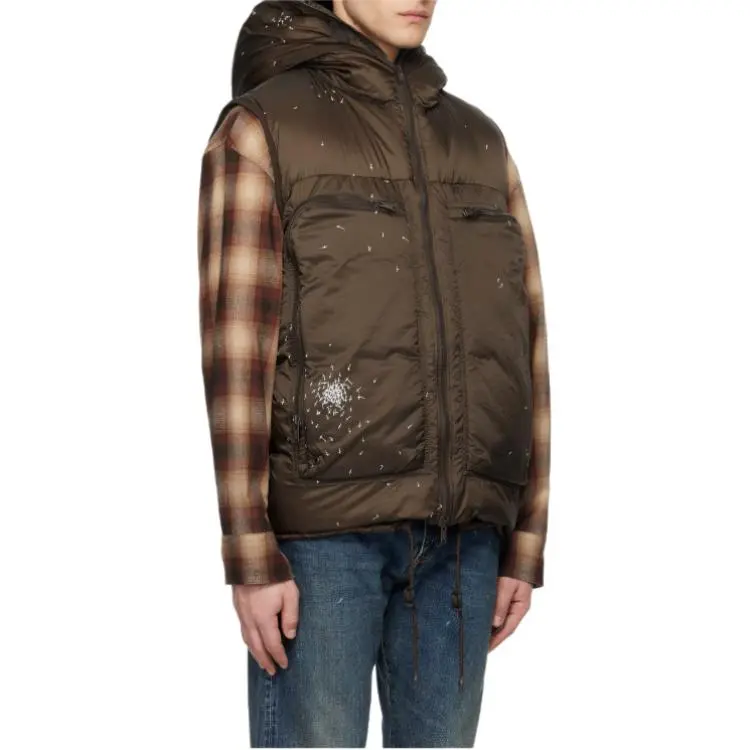 UNDERCOVER Hooded Puffer Vest-3