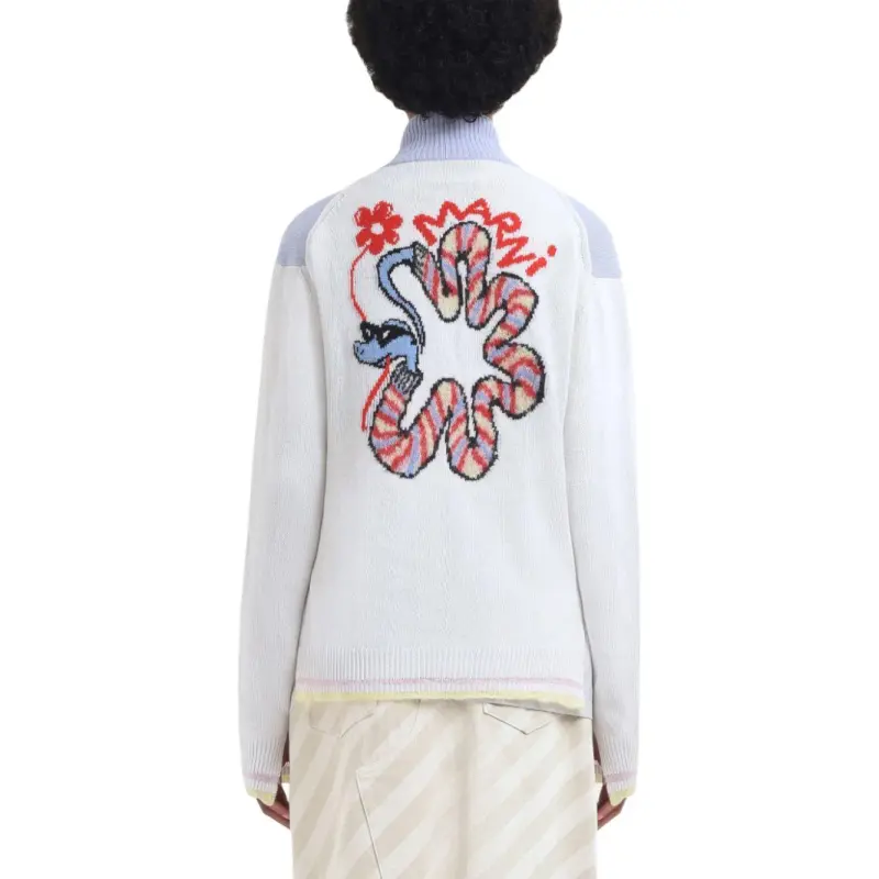 MARNI Intarsia Cardigan-2