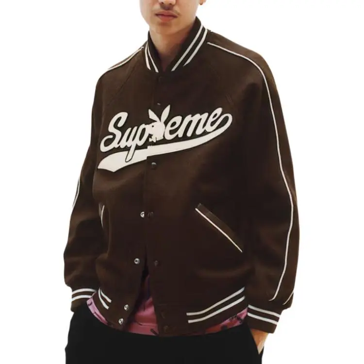 Supreme Playboy Wool Varsity Jacket-1