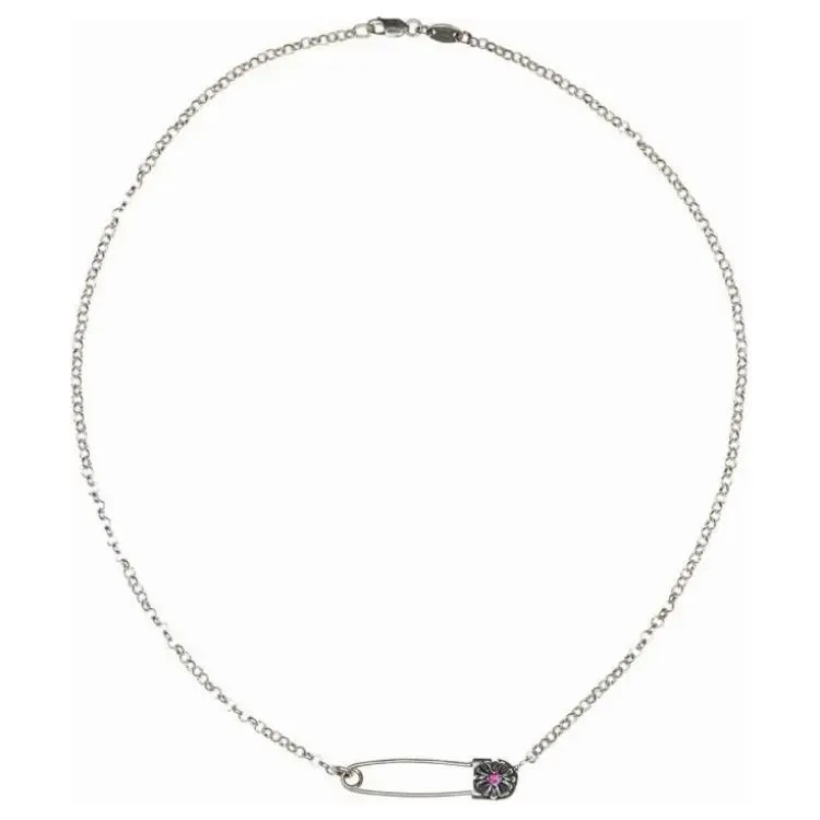Chrome Hearts 925 Sterling Silver Necklaces Unisex Silver-1