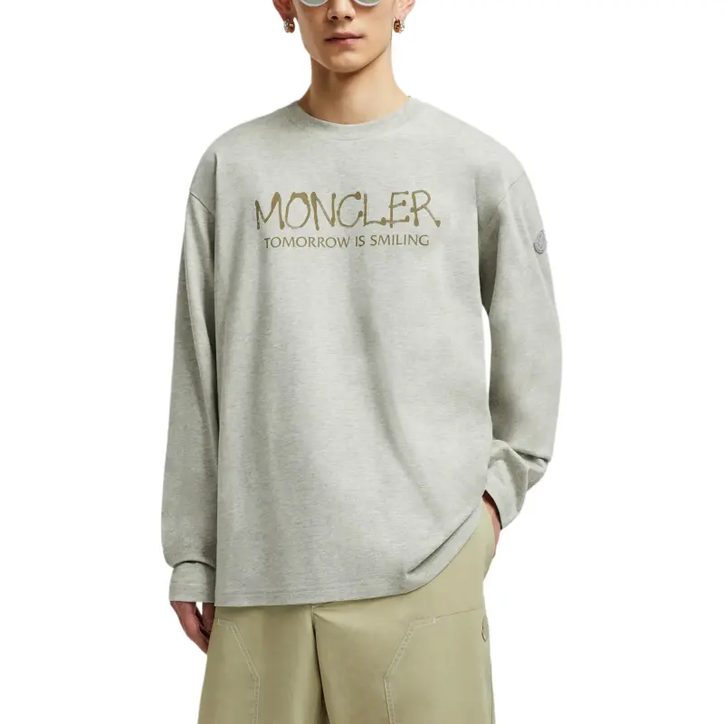 Moncler Graffiti logo Long sleeve T shirt-1