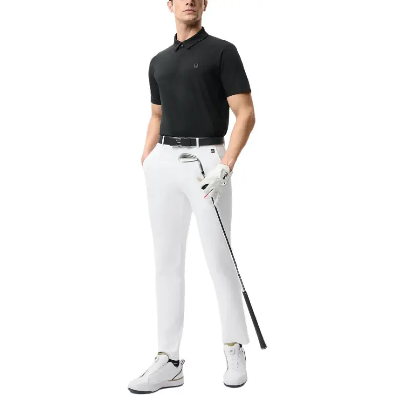 FILA Golf Series Polo Shirt Men's Black-4