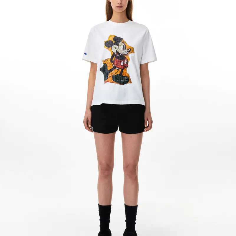 Disney X ADER ERROR Disney/Disney Co branded Model T Shirts Unisex Ecru-1