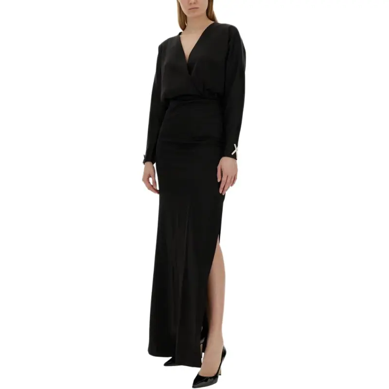 GENNY Long Sleeved Dress Women's Black-2