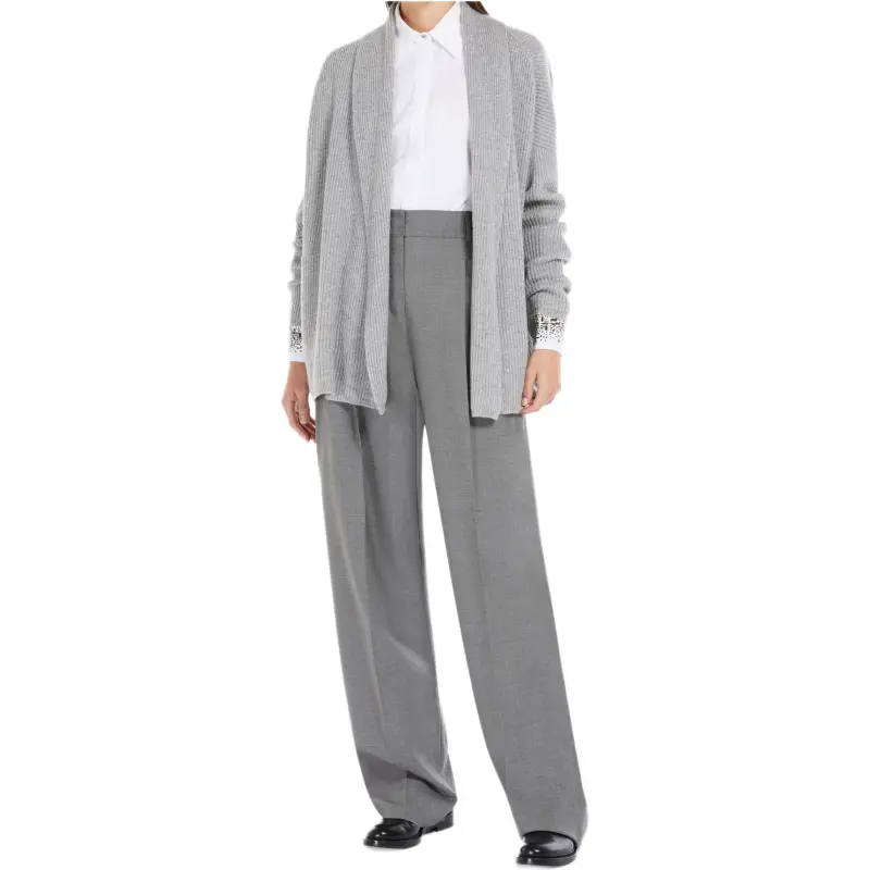 MaxMara Open Front Knitted Cardigan-3