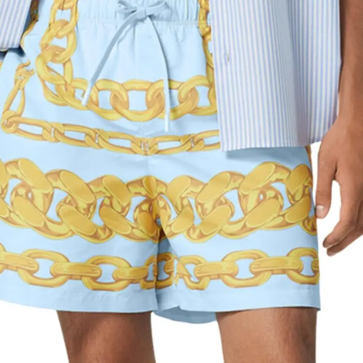 VERSACE Medusa Chains Printed Swim Shorts-4