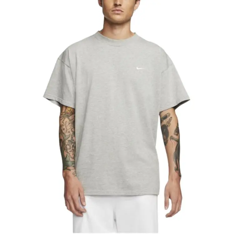 Nike T Shirts Men Gray-1
