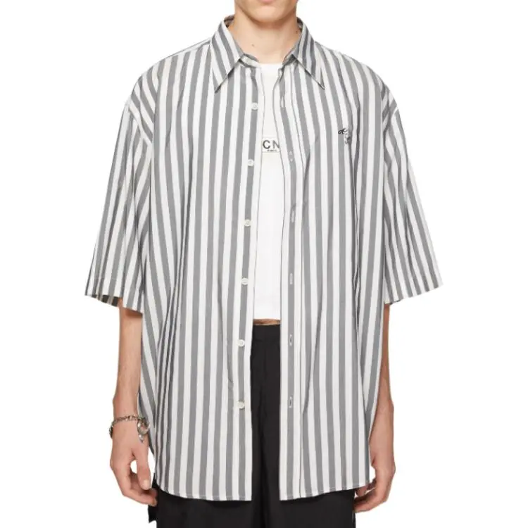 Acne Studios Stripe Button Up Shirt-2