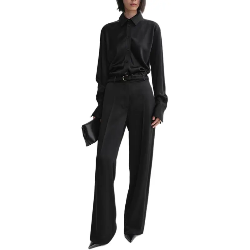 TOTEME Slouch Waist Shirt-1