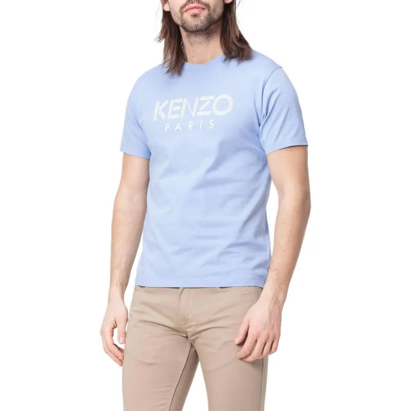 KENZO T Shirts Men Sky Blue-3