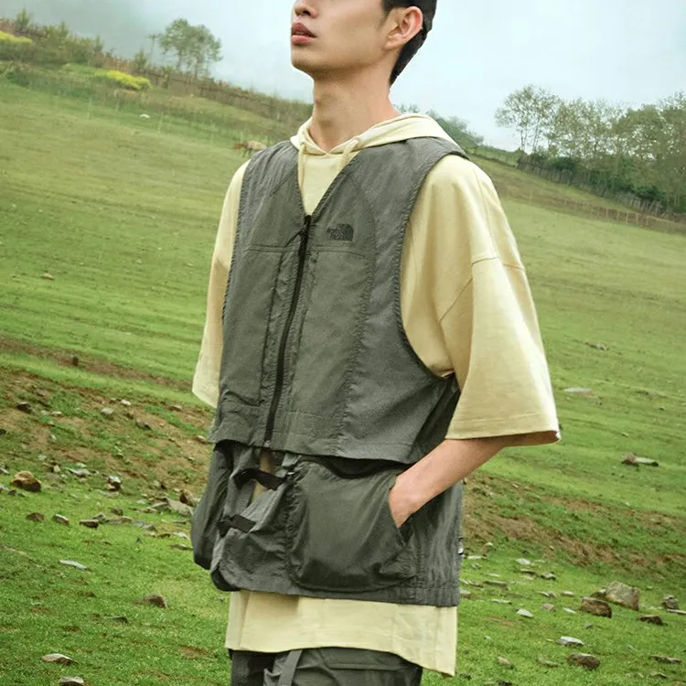 THE NORTH FACE Vests Men Green-5