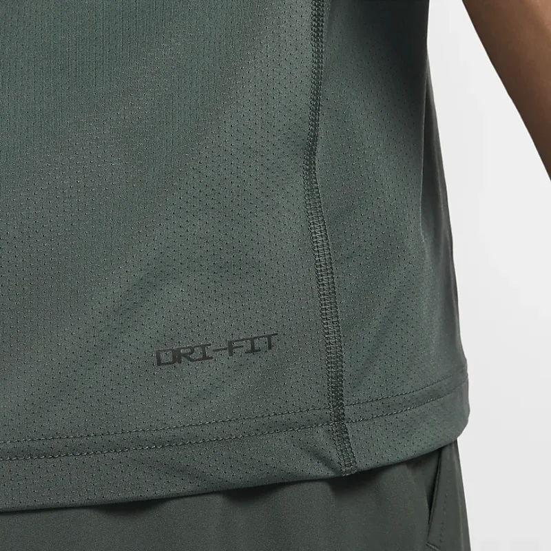 Nike Dri Fit Rise 365 T Shirt Men's Vintage Green-2