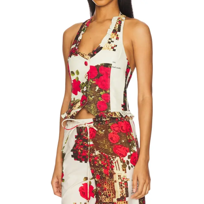 HOUSE OF SUNNY Vest Women's Multicolor-2