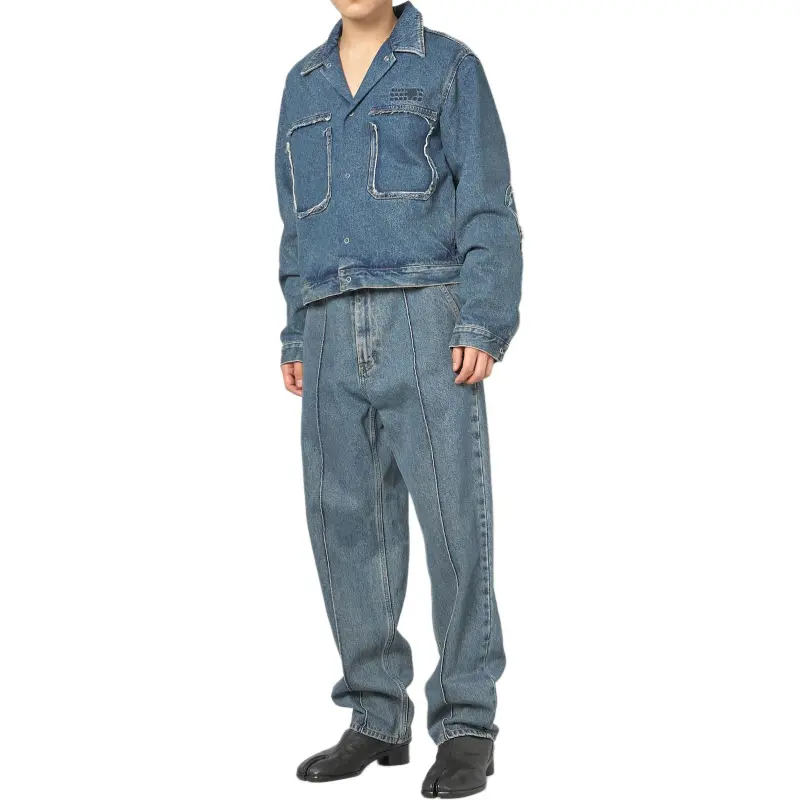 MM6 Maison Margiela Jackets Men Blue-4