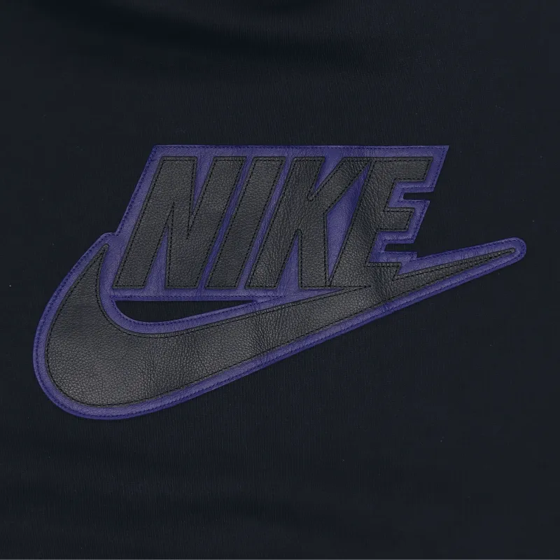 Supreme Nike Leather Applique Hooded Sweatshirt-2