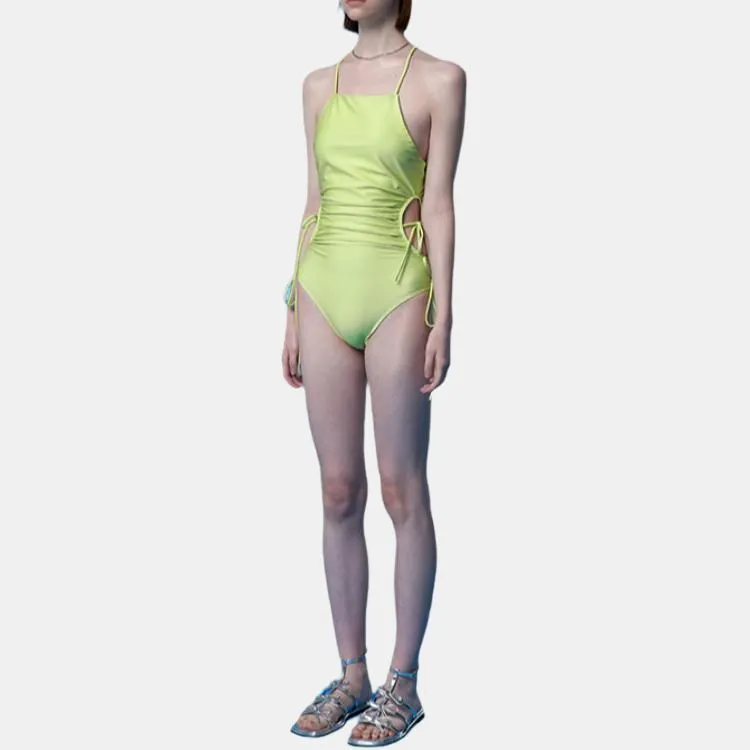 Kirsh One piece Swimsuit Women's Lime Green-3