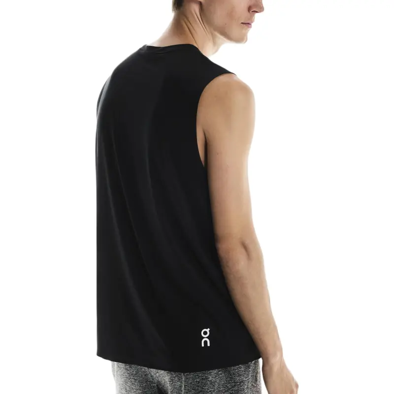 On CourtTank Tank Top Men's Pure Black-3