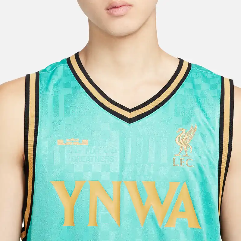 Nike Dri-Fit DNA Basketball Jerseys Men's Washable Cyan-4