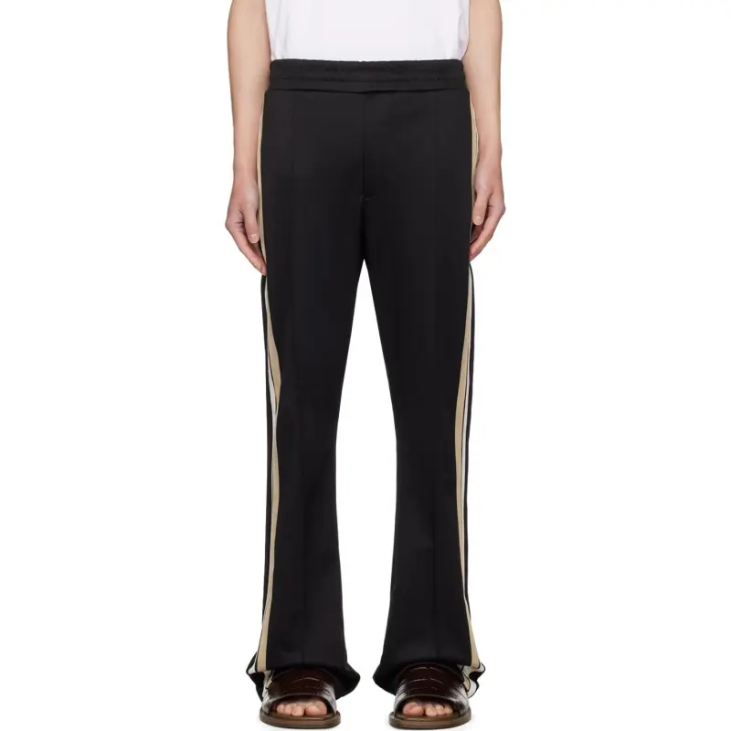 Ferragamo Logo Embroidered Striped Track Pants-3