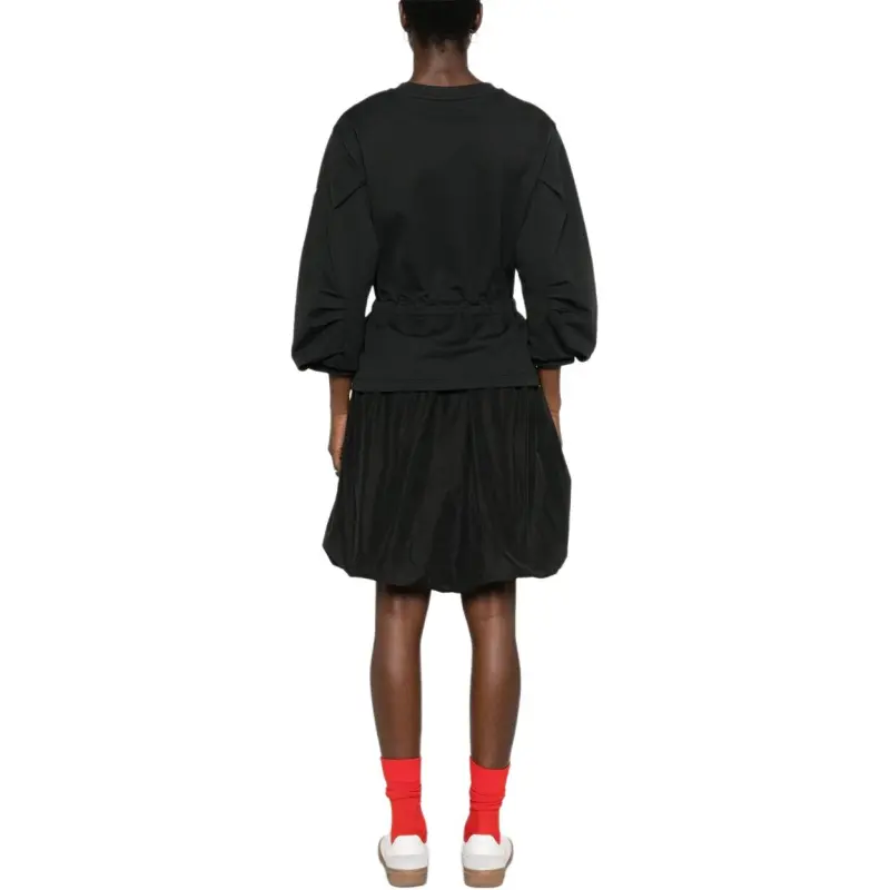 Moncler Layered Drawstring Waist Dress-4