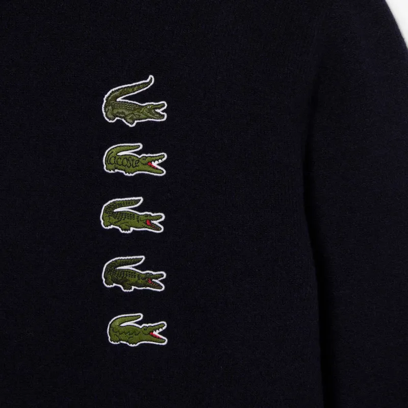 LACOSTE Sweater Unisex Navy Blue-4