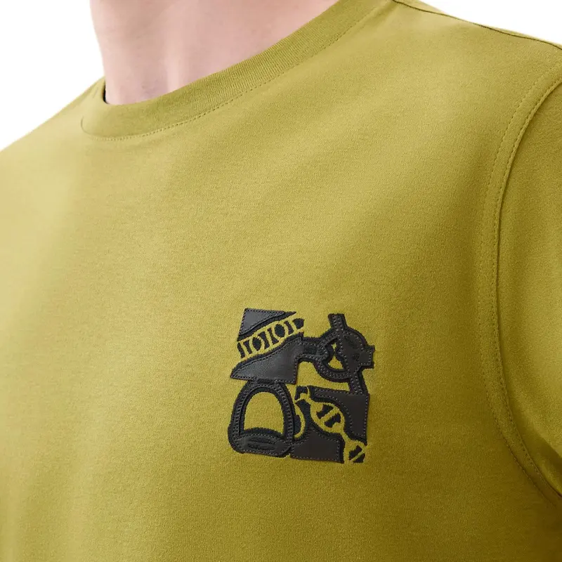 HERMES T-Shirt Men's Clove Green-2