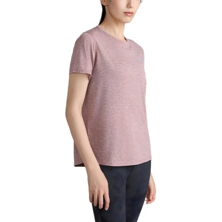 New Balance Regular T Shirt Women's Dark Red-3