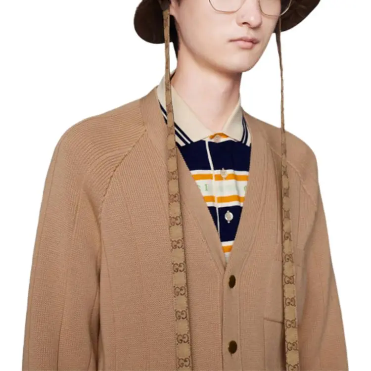 GUCCI Sweaters Men Camel-4
