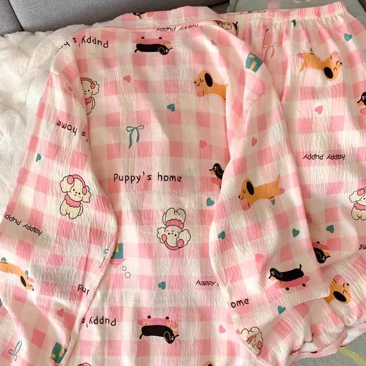 WANANNI Pajama Set Women's Pink-3