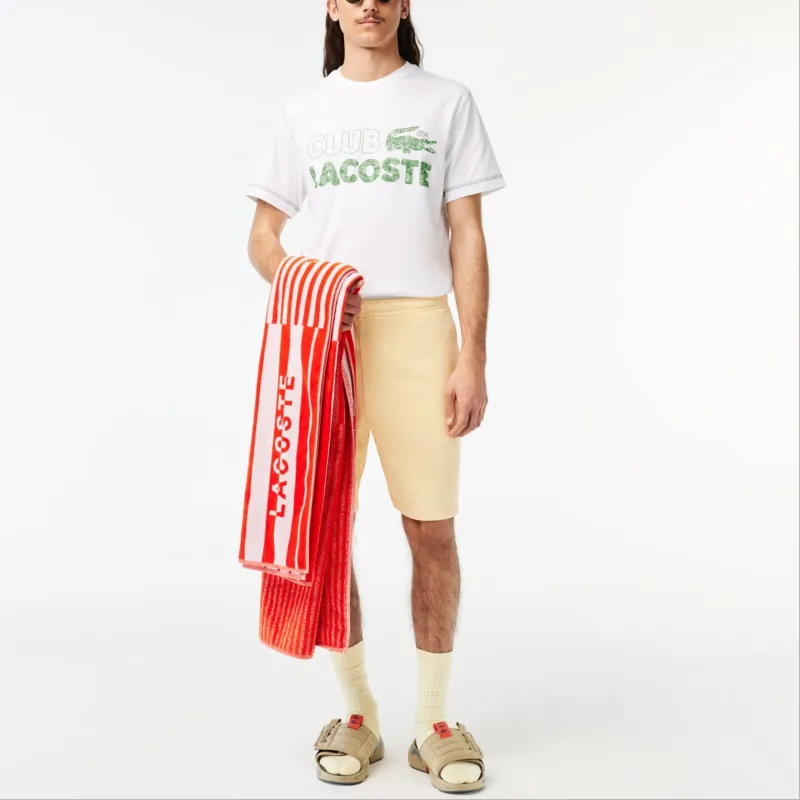 LACOSTE T Shirts Men White-4