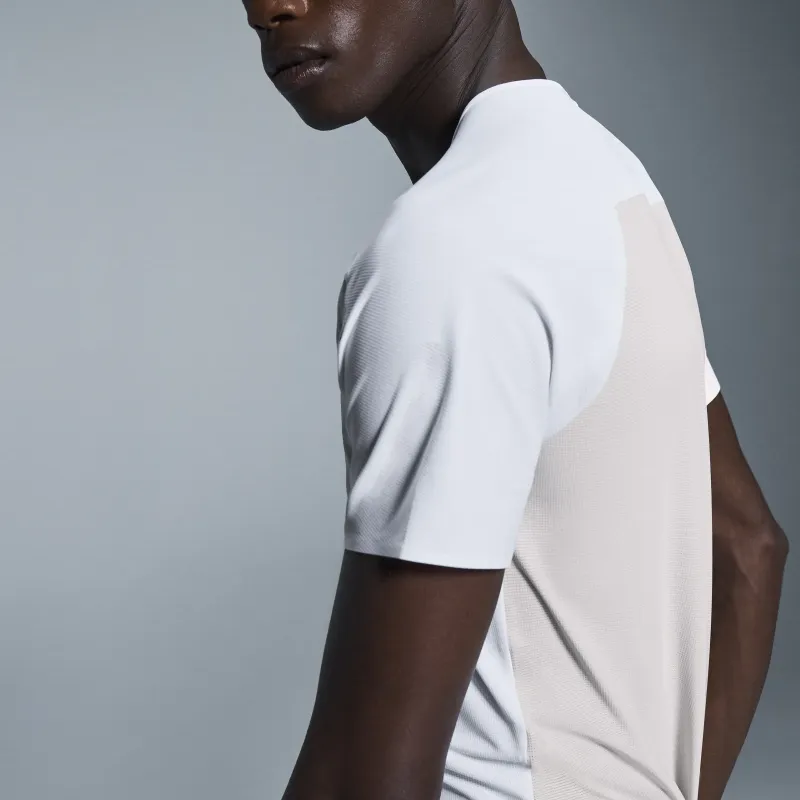 On Performance T Shirt Men's White Silver-2