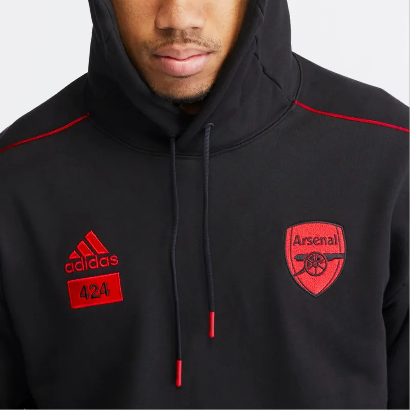Adidas x 424 LIANMINGKUAN Arsenal Sweatshirt Men's Black-2