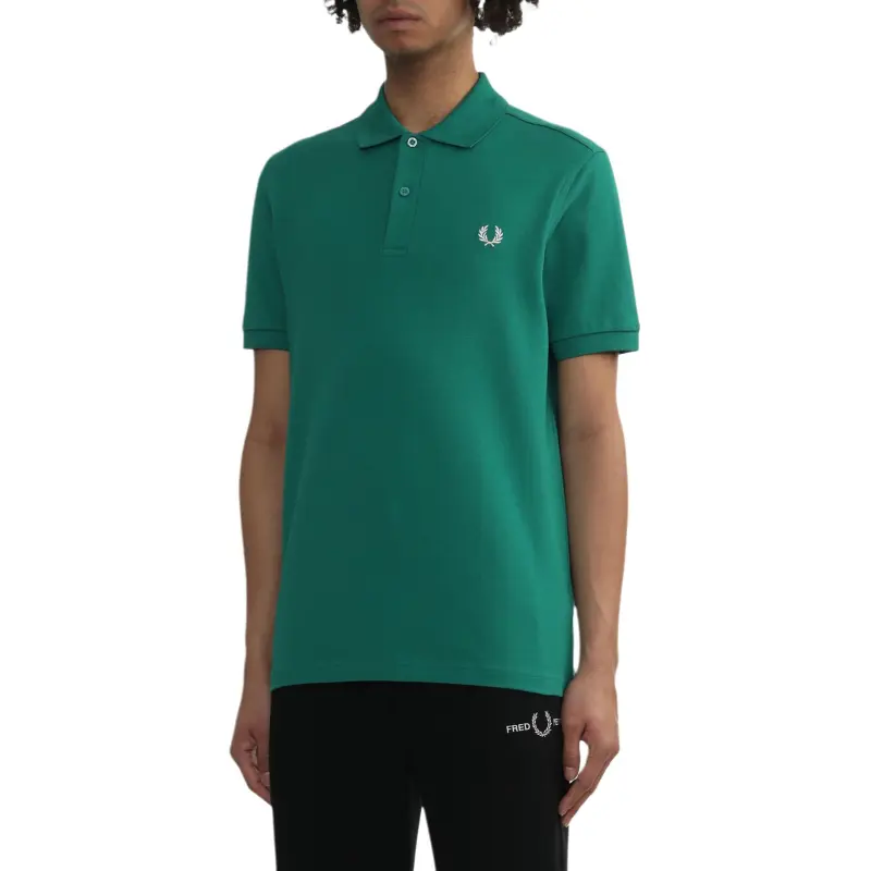 FRED PERRY Polo Shirt Men's Mint Green-4