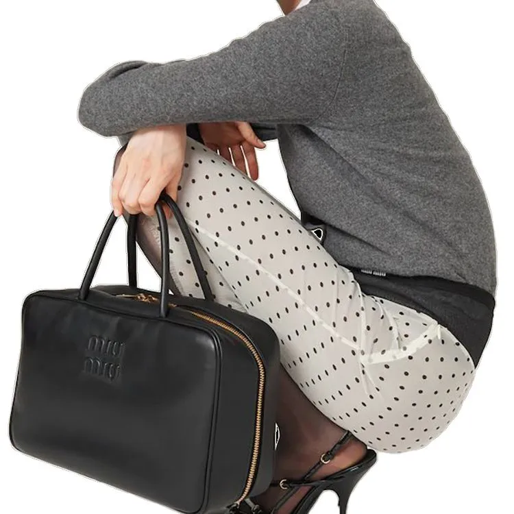 MIU MIU Mid Rise Polka Dot Midi Skirt-3