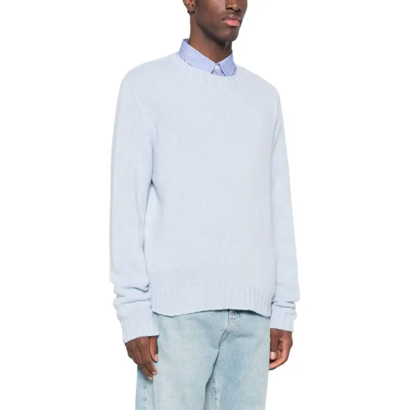 PALM ANGELS Curved logo Wool blend Jumper-3