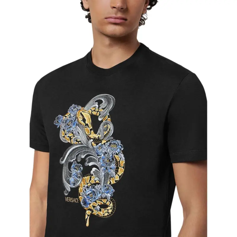 VERSACE Chinese New Year Embroidered T shirt-3