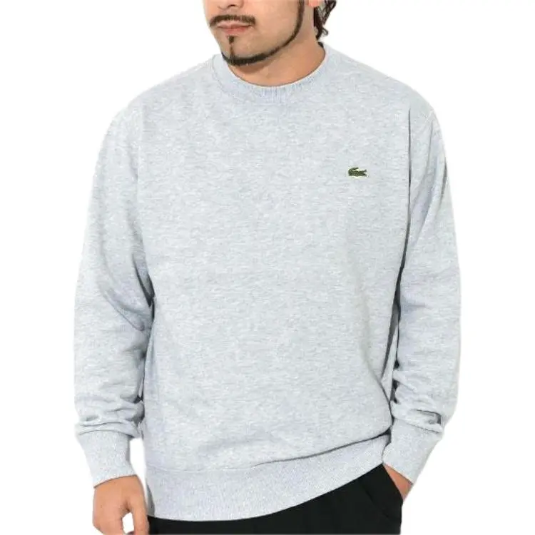LACOSTE Sweatshirts Men Gray-4