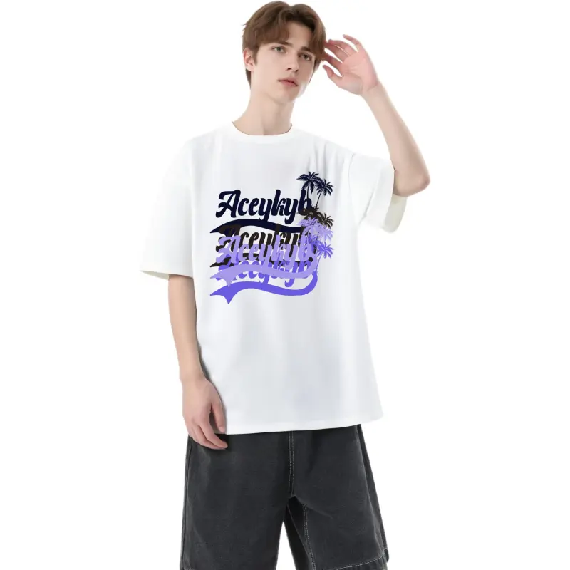 YK&YB T Shirts Unisex White-3