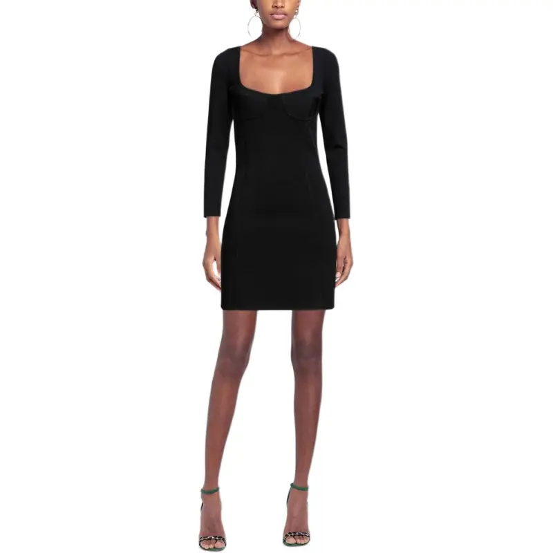 CELINE Long Sleeved Corset Dress-2