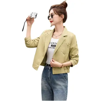 Fele.d Leather Jackets Women's