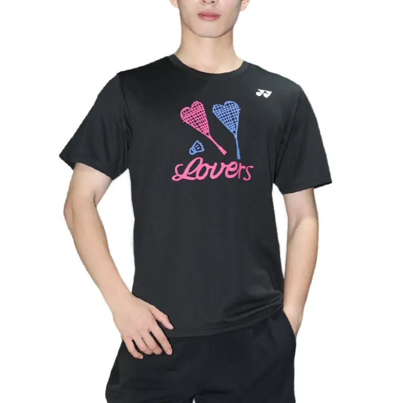 YONEX T Shirts Men Black-2