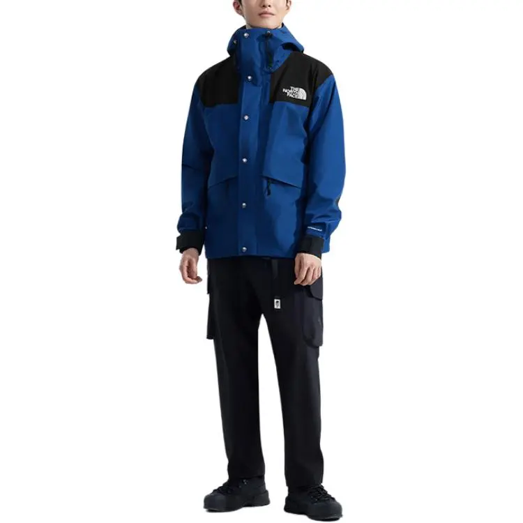 THE NORTH FACE MountainICON Windproof And Breathable Windbreaker Jacket Unisex Marine Blue-4