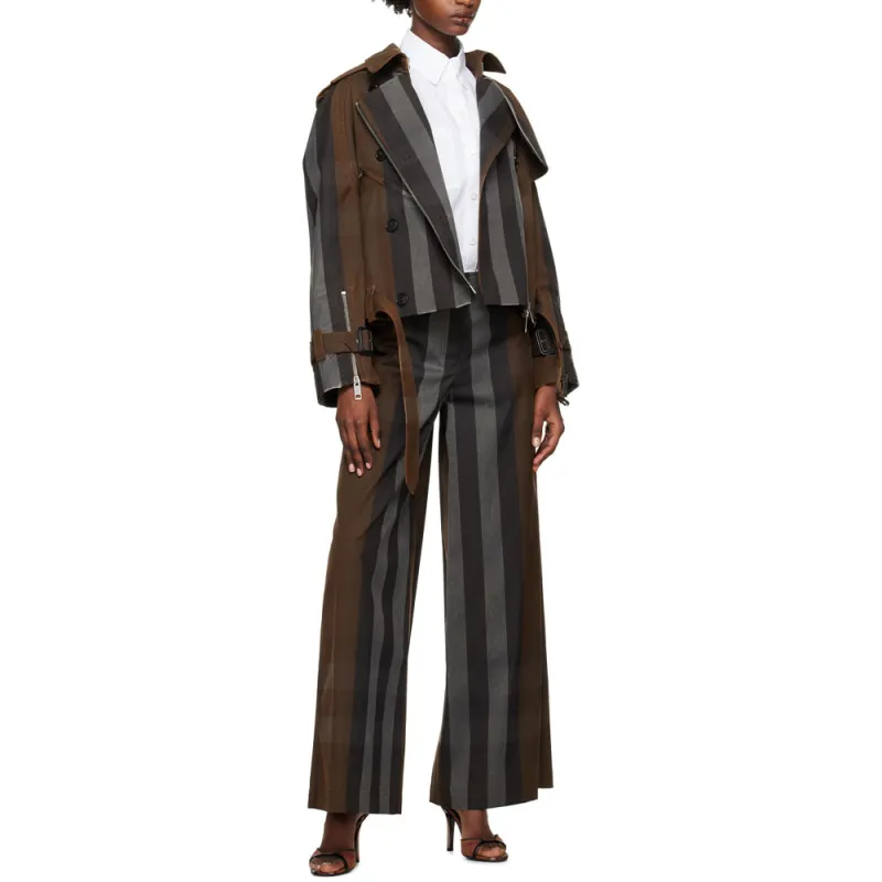 Burberry Casual Pants Women's Dark Brown-5