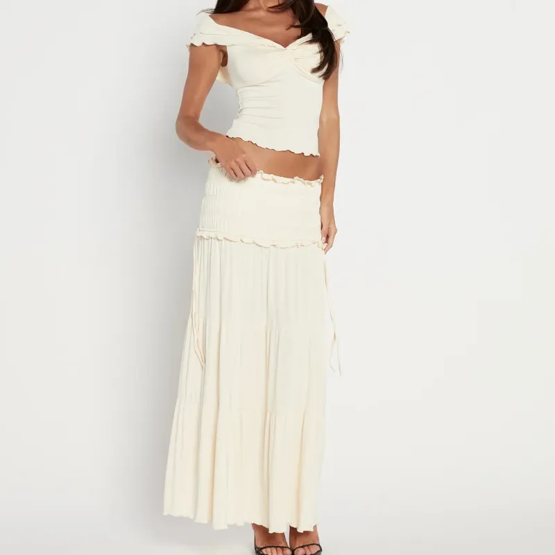 Tiger Mist DENALI MAXI SKIRT Casual Long Skirt Women's Butter-7